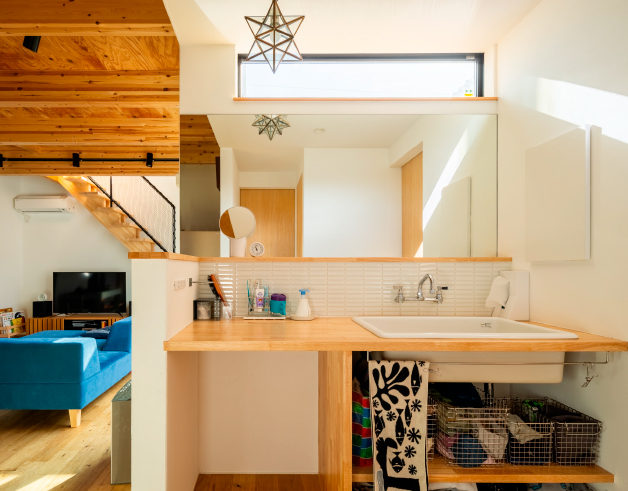 造作洗面・ランドリールーム66