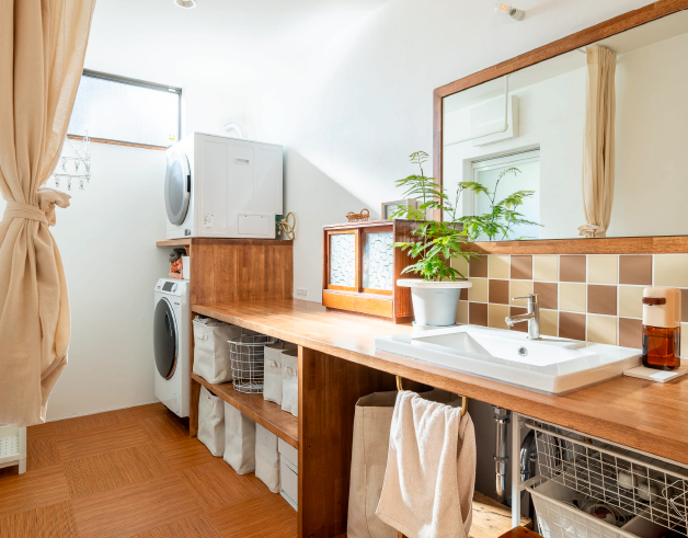 造作洗面・ランドリールーム67