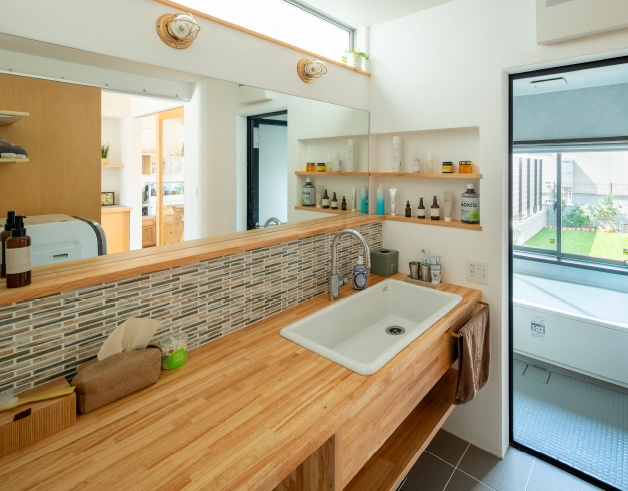 造作洗面・ランドリールーム68